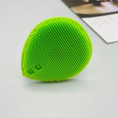 Silikon Gesichtsbürste Große Wassertropfen Herzform Gesichtsreinigungsbürste Manuelle Silikon-Shampoo-Bürste Gesichtsreinigungsmassagebürste - 9