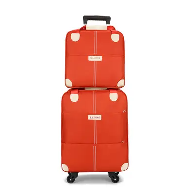 Leichte Trolley-Reisetasche mit Universalrollen, Bordgepäck - 6