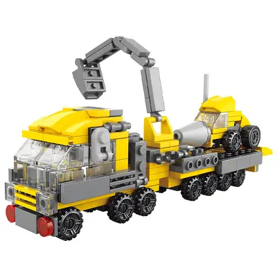 Lele Kardeşler Çocuk Yapı Blokları Forklift İnşaat Aracı Modeli - 5