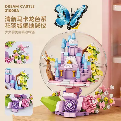 Xingji Aerospace Astronaut Globe Building Block Assembly Model Children's Educational Desk Ornament Boys' Birthday Toy Cross-Border - 10