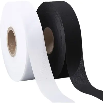3-4cm Polyester Çapraz Kesim Kenar Bağı Şerit, Sert, Perde ve Ayakkabı İçin
