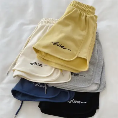 Women's 2025 Summer Loose High Waist Sports Shorts