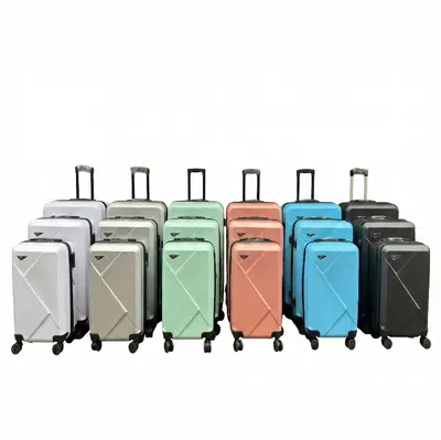 Trolley Suitcase 3-Piece Set, 20/24/28 inch, Single Zipper - 5