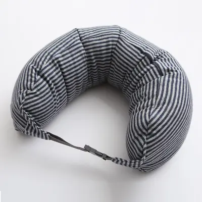 Muji U-shaped neck support pillow for travel and napping - 11