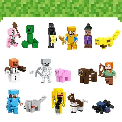 Minecraft Creeper Minifiguren-Bausteine, XL03/04 - 3