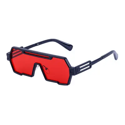Retro Steampunk Irregular Sunglasses for Men with UV Protection - 10