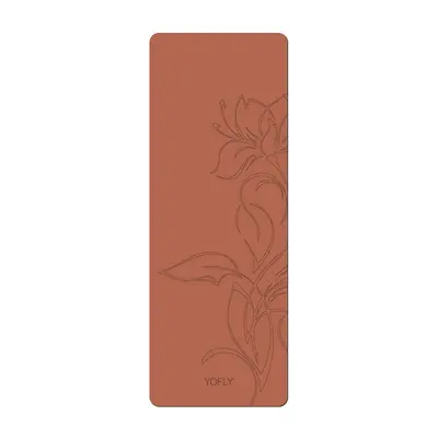 pu+天然橡胶瑜伽垫专业防滑健身地垫女士家用运动加厚垫拉伸 - 8