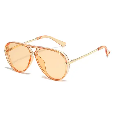 Unisex Double-Bridge Sunglasses, Large Frame, for Driving - 12