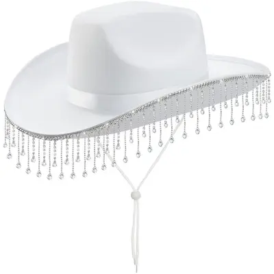 Felt Western Cowboy Hat for Parties and Music Events