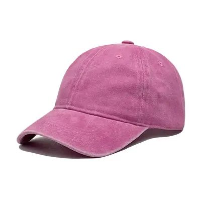 Vintage Baseballkappe aus reiner Baumwolle, gewaschen, weiches Oberteil, einfarbiger Sonnenschutz, Custom-Logo-Stickerei im Großhandel. - 8