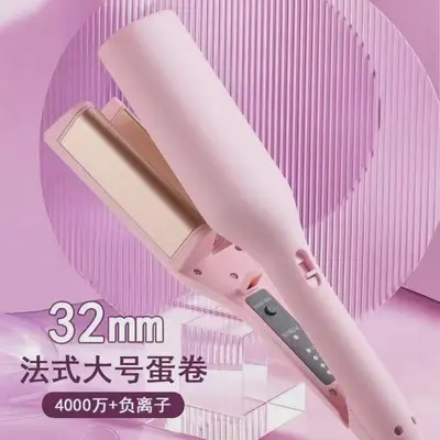 Fransız Tarzı Yumurta Rulolu 32mm Derin V Dalgalı Saç Maşası Su Dalgası Deseni Yumurta Rulolu Koyun Kılı Rulolu Kalıcı Şekil Tutuşu Saç Hasarsız Saç Maşası - 7