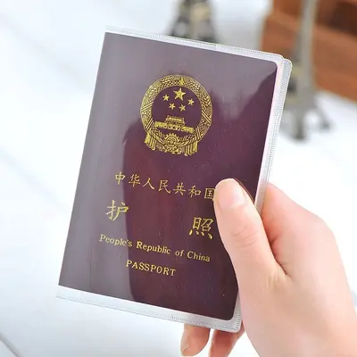 PVC pasaport kılıfı, su geçirmez, çok kartlı, şeffaf - 7