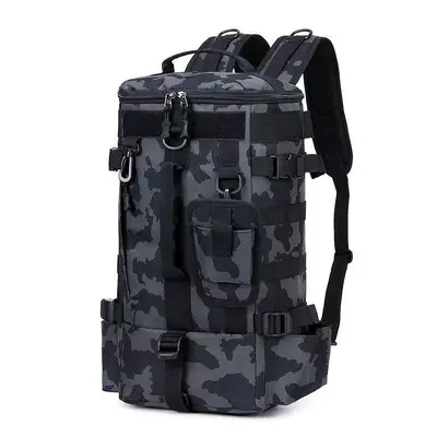 Cross-border Outdoor Men's Backpack Multi-functional Large Capacity Single Shoulder Hand-held Travel Bag Fishing Rod Lure Pack - 8