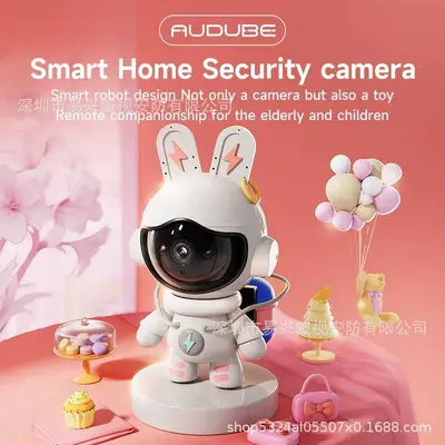 睿博士卡通摄像头家用5G双频婴儿哭声报警监护WIFI免布局智能监控 - 12