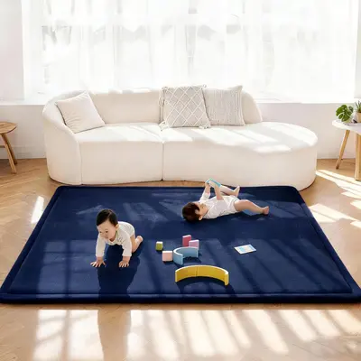 Children's Crawling Mat, Fall-Proof Thickened Non-Slip Play Mat - 12