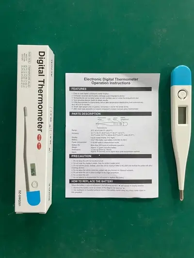 LCD Electronic Digital Thermometer for Babies and Adults - 11