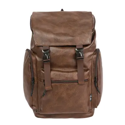 Cross-Border Business Laptop-Rucksack Unisex Neues Modell Weiches Leder Doppelter Schultergurt Modische Pendler-Tasche Großes Fassungsvermögen Reiserucksack