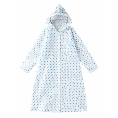 Disposable raincoat with hood, long full body, thickened - 5