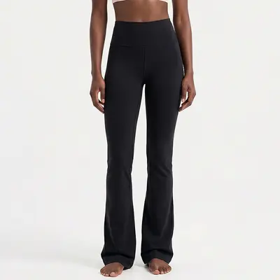 Women's Super High-Waist Flared Yoga Pants, Butt-Lifting, Breathable, 30" - 12