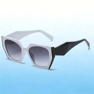 Damen-Sonnenbrille 2026 im Cat-Eye-Stil, Vollrand, breite Bügel - 4
