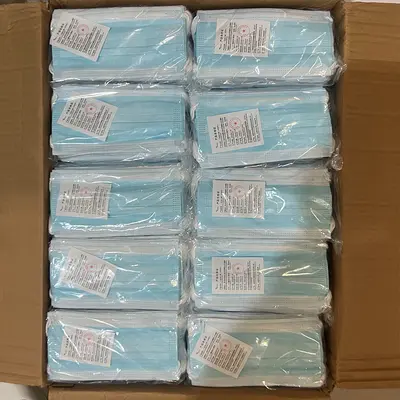 Einweg-Gesichtsmasken, einzeln verpackt im Karton - 13