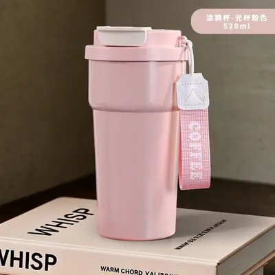 Edelstahl-Thermobecher 316er, DIY-Graffiti-Design, tragbare Kaffeetasse - 12