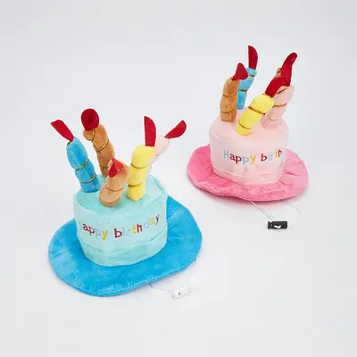 Pet Birthday Hat Toy for Cats and Dogs - 8