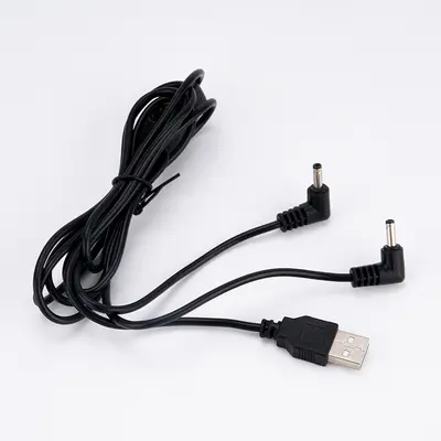 USB Tek Uçlu Veri ve Şarj Kablosu, İki Damarlı, DC Güç Kablosu - 10