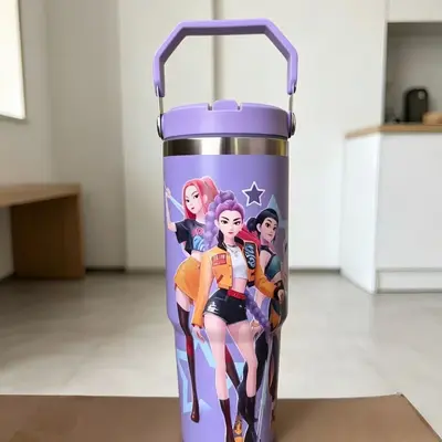Tutacaklı Araba Bardağı 30 OZ, 304 Paslanmaz Çelik Termos - 7