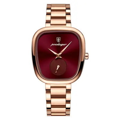 POEDAGAR Women's New Model Student Watch Waterproof Luxury Fashion Quartz Watch Live Streaming Foreign Trade Hot-Selling Wristwatch