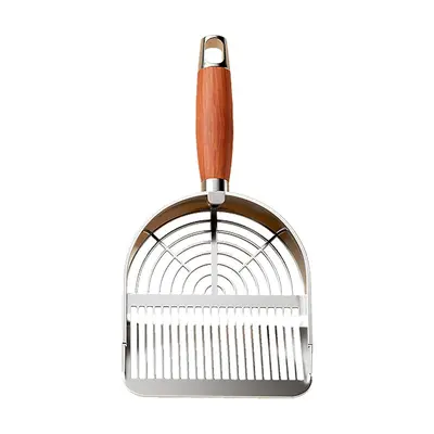 Cat Litter Scoop, Fine-Hole Aluminum Alloy, Large Size - 9