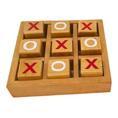 İnteraktif Ahşap Tic Tac Toe Uluslararası Toptan Masa Oyunu İki Oyuncu Oyuncak Çocuk Mantık Düşünme Eğitimi - 6