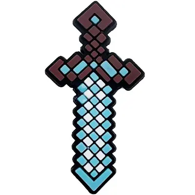 Minecraft Series Clog Shoe Charms, Pixel Design, Cartoon Accessories - 8