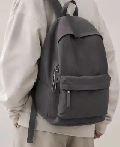 16-inch Laptop Backpack Outdoor Sports Solid Color Logo Printable - 10