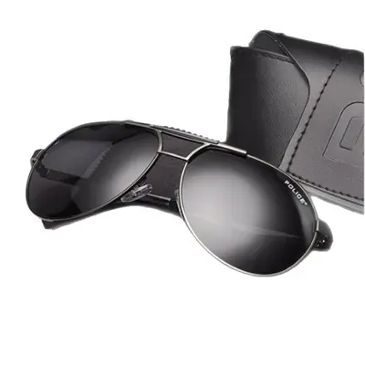Polarisierte UV-Schutz-Sonnenbrille mit großem Rahmen, Modell 8480 - 5