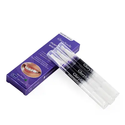V34 Zahnaufhellungs-Gelstift, Lila, Streifen-Set zum Auftragen - 6