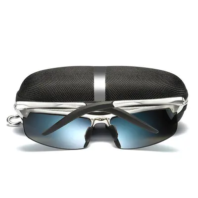 Polarized Sunglasses, Aluminum-Magnesium Frame, Model 8177, Sports Style