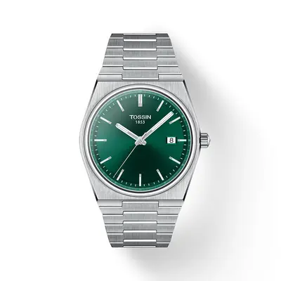 Tossin1853 Herrenuhr Quarz ultraflach wasserdicht - 9