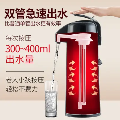 Pressurized Portable Hot Water Thermos, Large Capacity