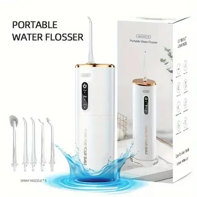 Portable Water Flosser, Type-C Rechargeable, Household Electric Oral Irrigator - 10