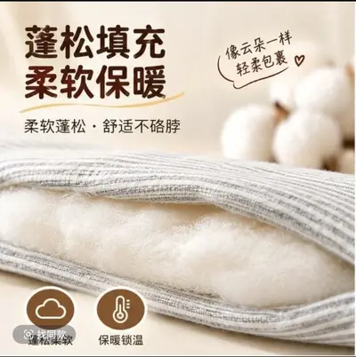Cotton Neck Warmer Scarf for Air-Conditioned Rooms and Offices