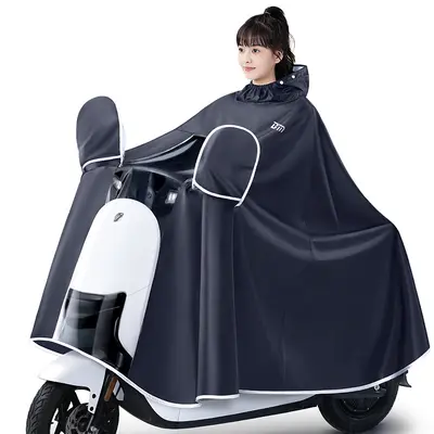 Oxford Yağmurluğu Elektrikli Scooter Motosiklet Kalınlaştırılmış