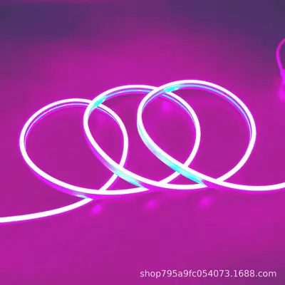 LED Silikon Neon Işık Şeridi 12V Esnek Süper Yüksek Parlaklık Dış Mekan Su Geçirmez Reklam Tabelası Şekil Yazı Yumuşak Işık Şeridi - 12
