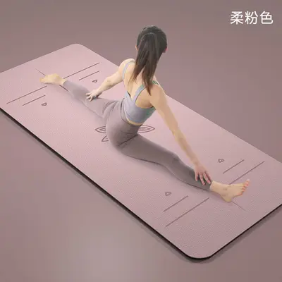 PU Yogamatte 185x68x0,5cm rutschfest Premium - 10