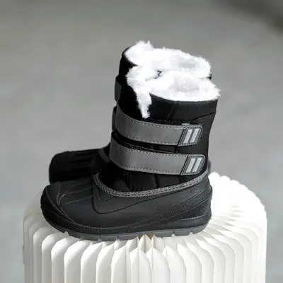 Kinder-Schneestiefel, Samtfutter, wasserdicht, rutschfest - 11
