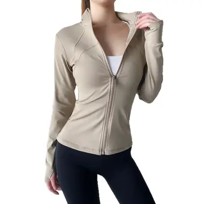 Damen-Sportjacke mit Fleecefutter, Langarm, schnelltrocknend - 5