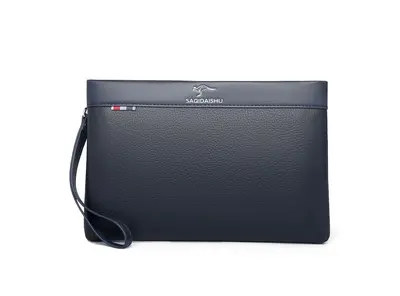 Sachi Kangaroo Men's Genuine Leather Clutch, Business Envelope Bag - 12