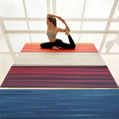 Rainbow Yoga Mat, Wear-Resistant, High-Density, Anti-Slip, Customizable Logo - 2
