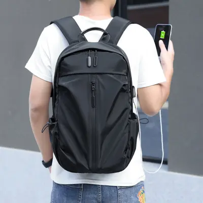 Leichte wasserdichte Reisetasche Rucksack Herren große Kapazität Geschäft Laptop-Tasche bequem einfach Business-Mode Rucksack
