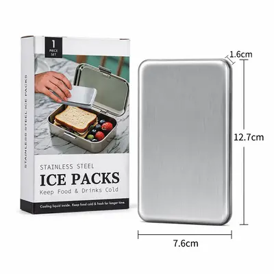 Direktversand vom Hersteller - Edelstahl-Kühlplatten, Eisbeutel für Lunchboxen und Kühlboxen, Gefrier- und Frischhalte-Kühlplatten - 9